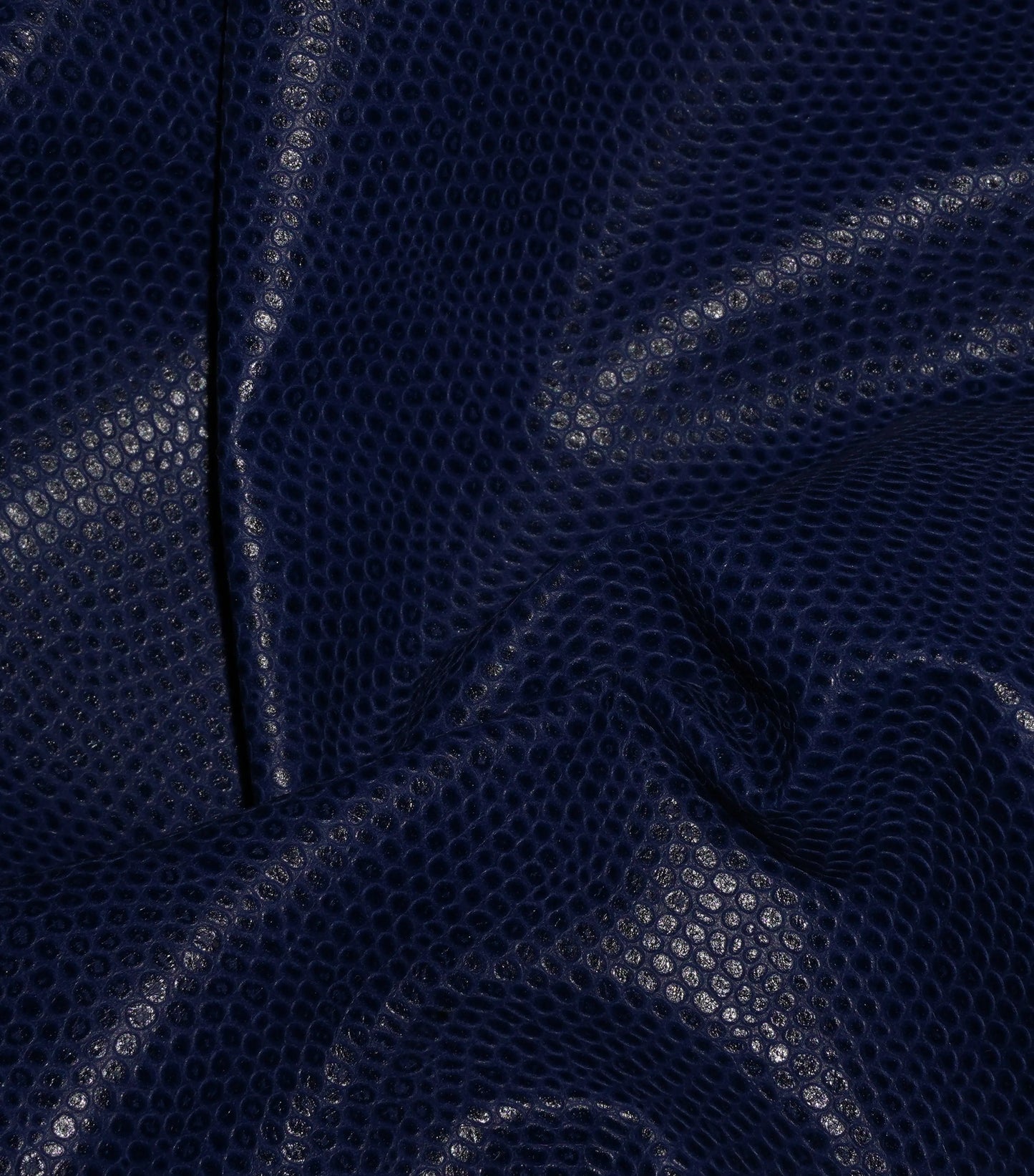 Embossed Lizard Lamb - Blue