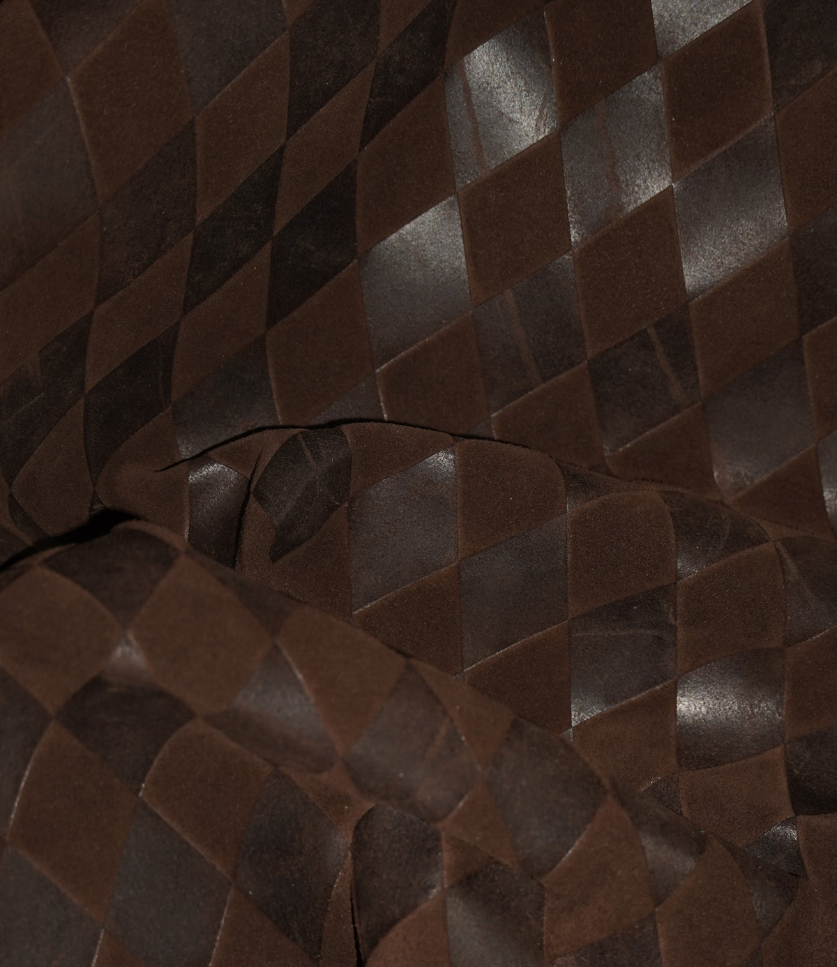 Diamond Embossed Suede