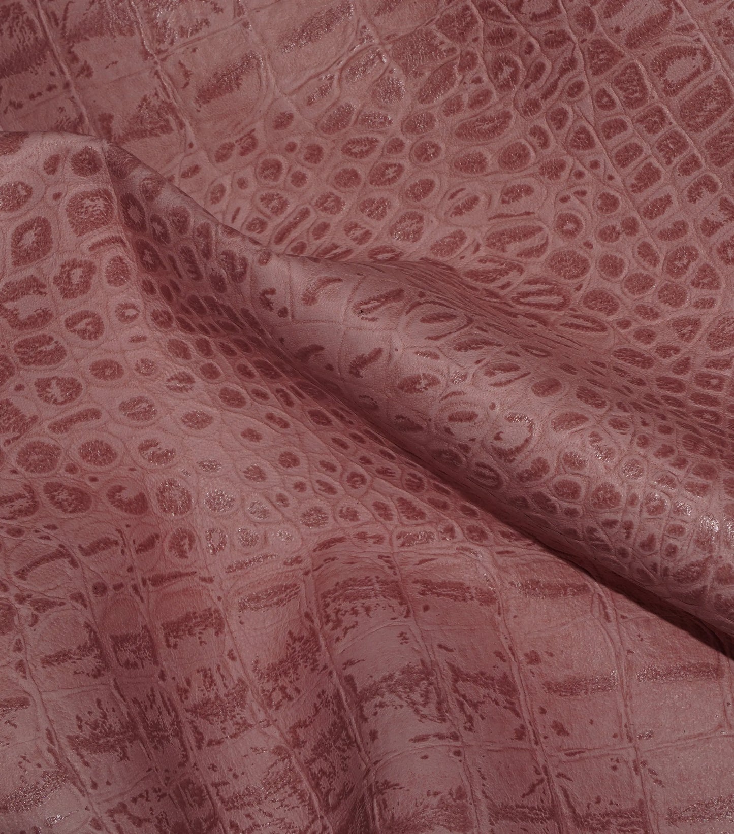 Croc Embossed Lamb - Pink