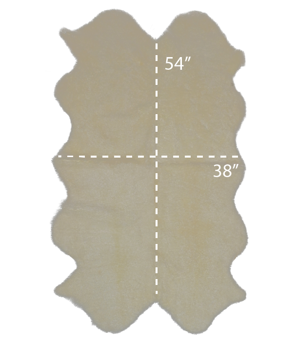 XL 4-Panel Short Curly Shearling