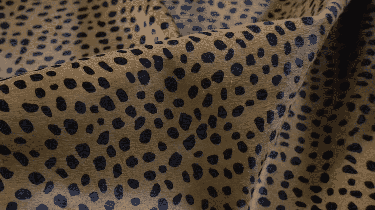 Hair-On Print Large Cheetah (black/tan) - United Leather