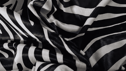 Hair-On Print Large Zebra - United Leather