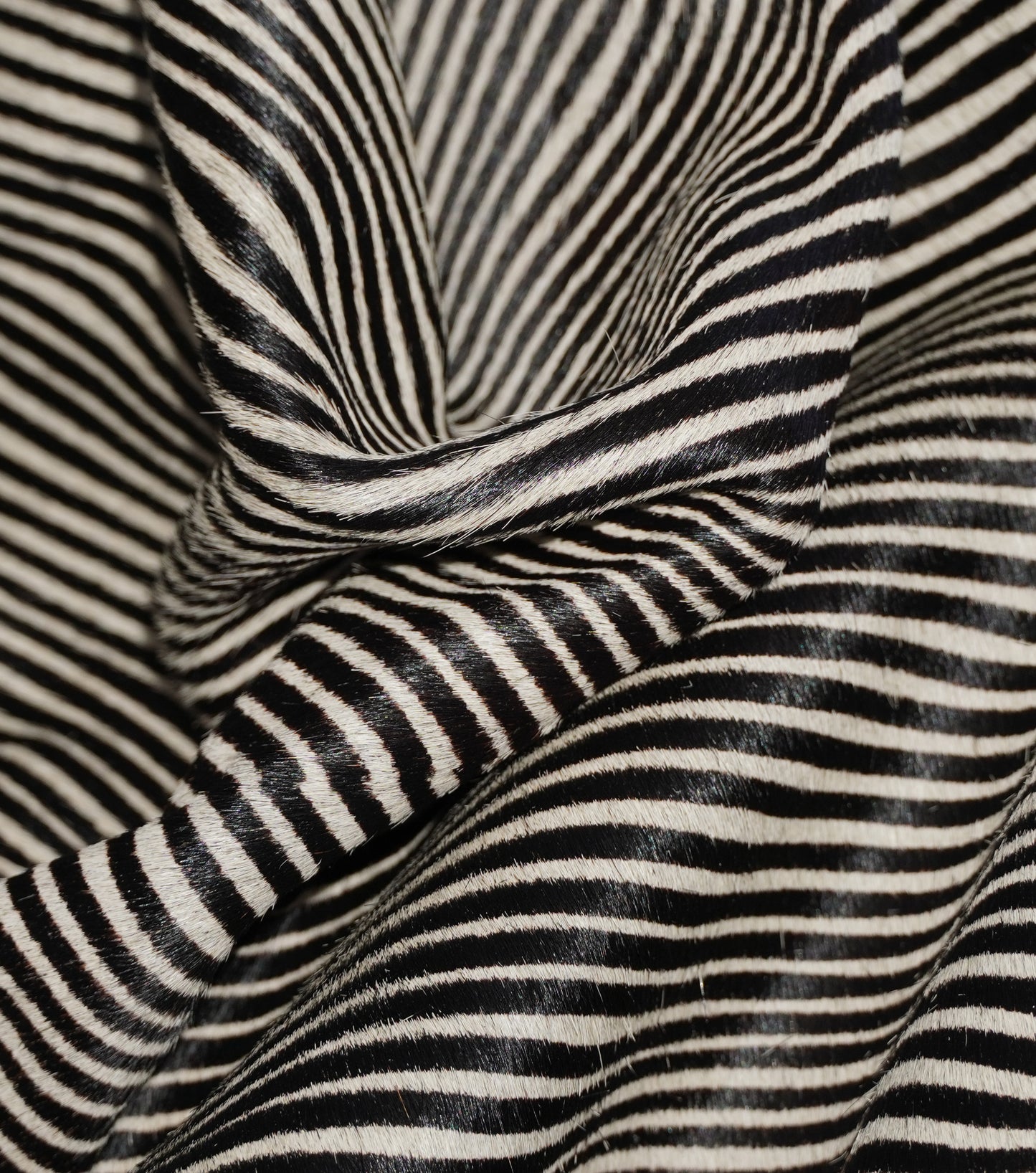 Hair-On Mini Zebra Print Cowhide
