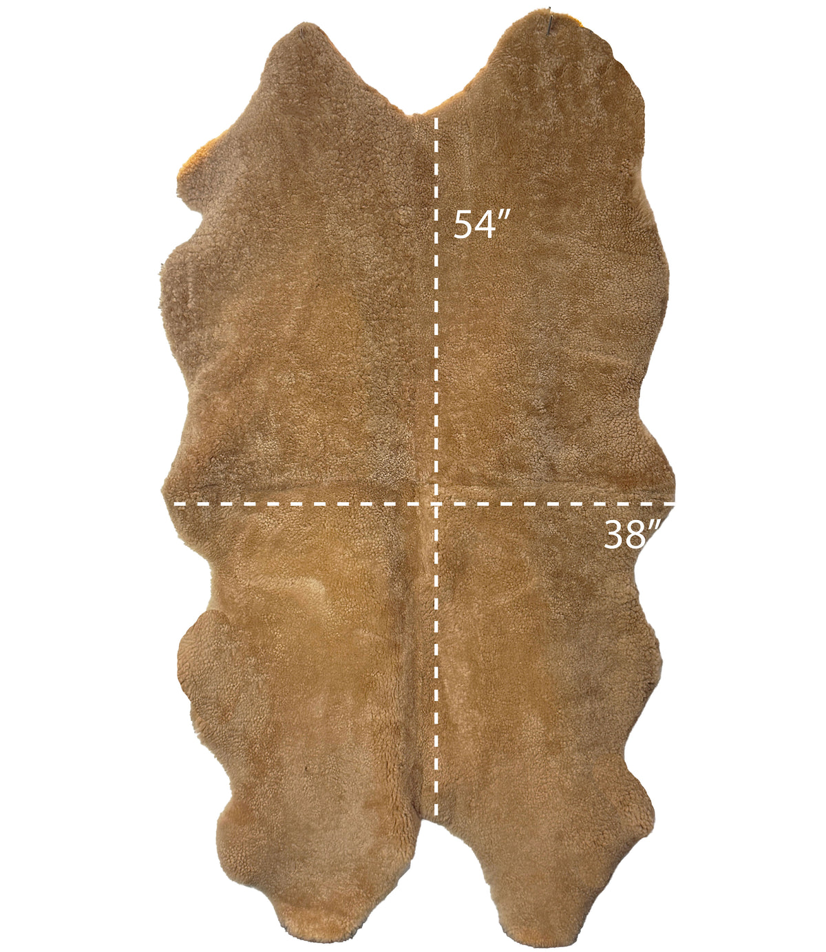 XL 4-Panel Short Curly Shearling