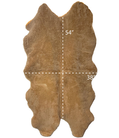 XL 4-Panel Short Curly Shearling