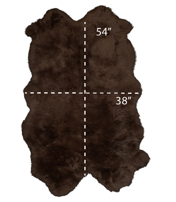 XL 4-Panel Natural Long Shearling