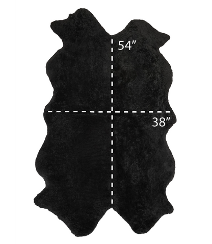 XL 4-Panel Short Curly Shearling