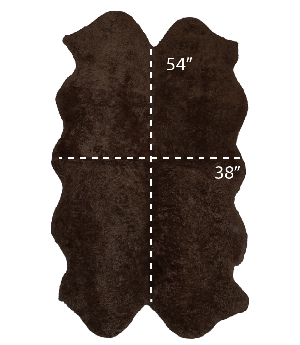 XL 4-Panel Short Curly Shearling