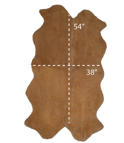 XL 4-Panel Short Curly Shearling