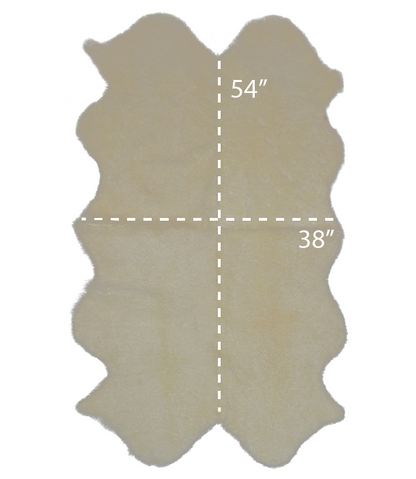 XL 4-Panel Short Curly Shearling